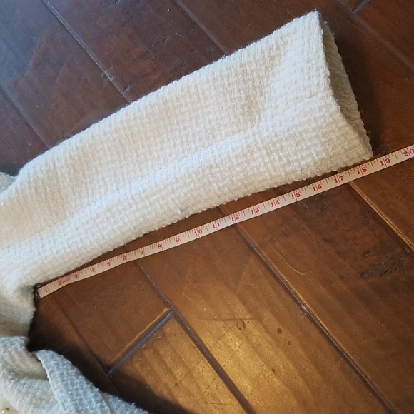 BCBG MAXAZRIA Womens Winter White Belted Short Coat Size Medium - Picture 8 of 13